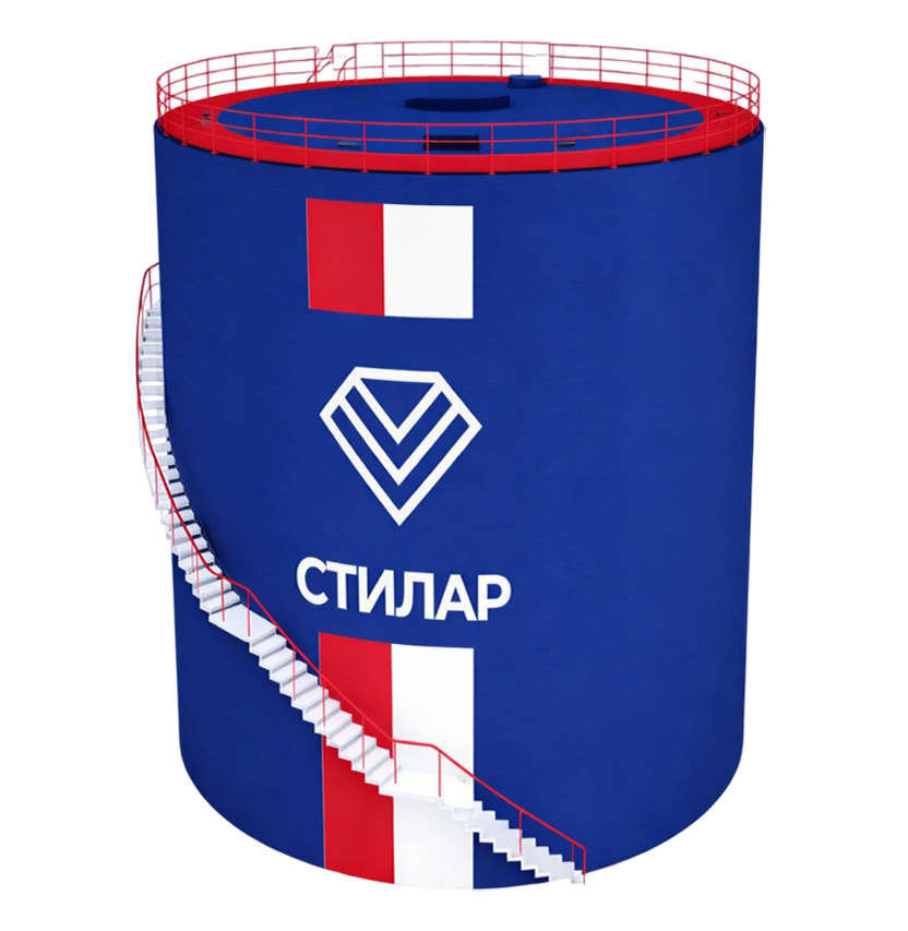 Цельносварной резервуар РВС для масла 125 м³ от завода-производителя